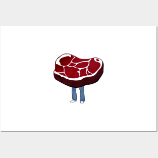 Human steak Posters and Art